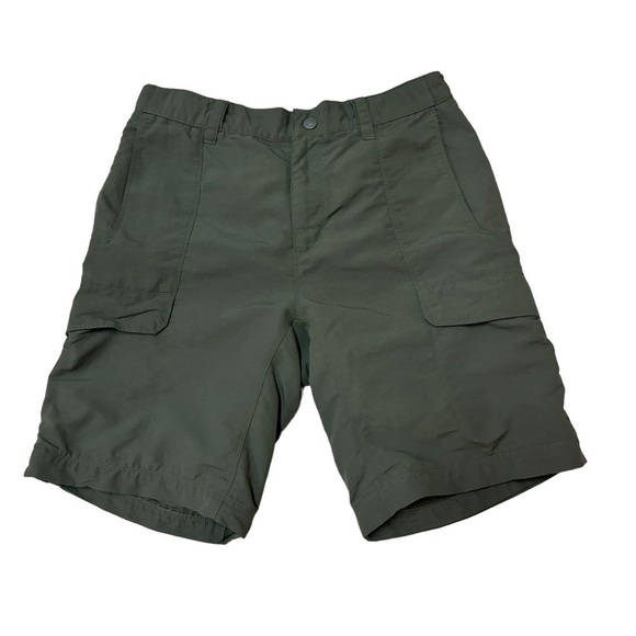 The North Face Men's M Medium Cargo Shorts Army Green Camping Hiking Outdoor - Picture 1 of 7